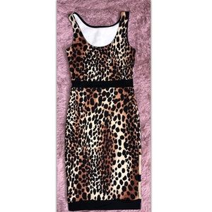 Cheetah print dress